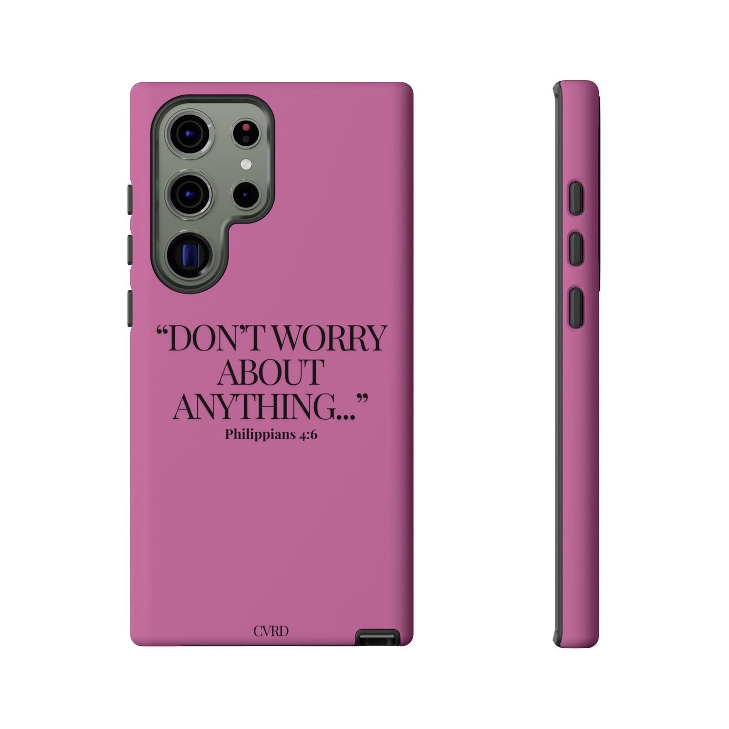 Pretty in Pink Phone Case (Philippians 4:6)
