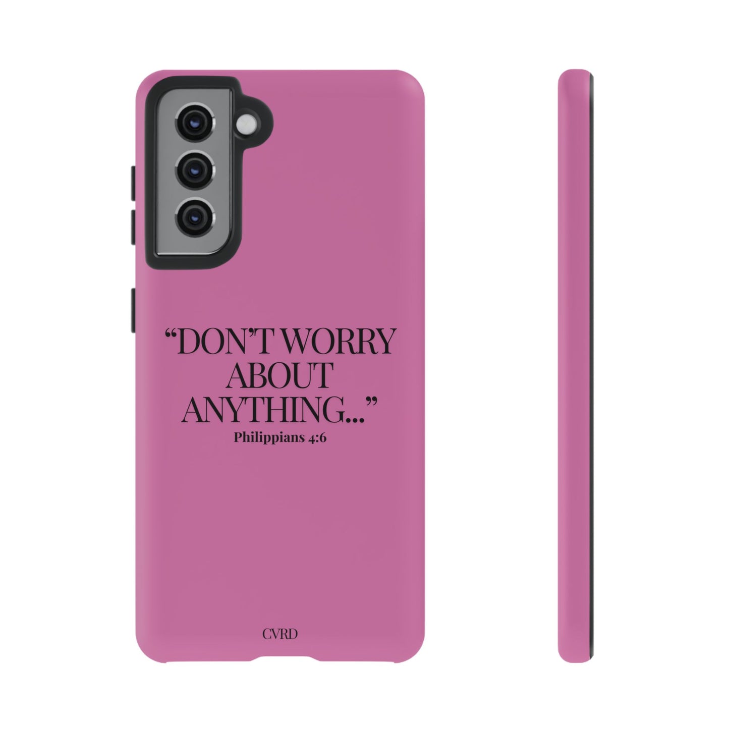 Pretty in Pink Phone Case (Philippians 4:6)