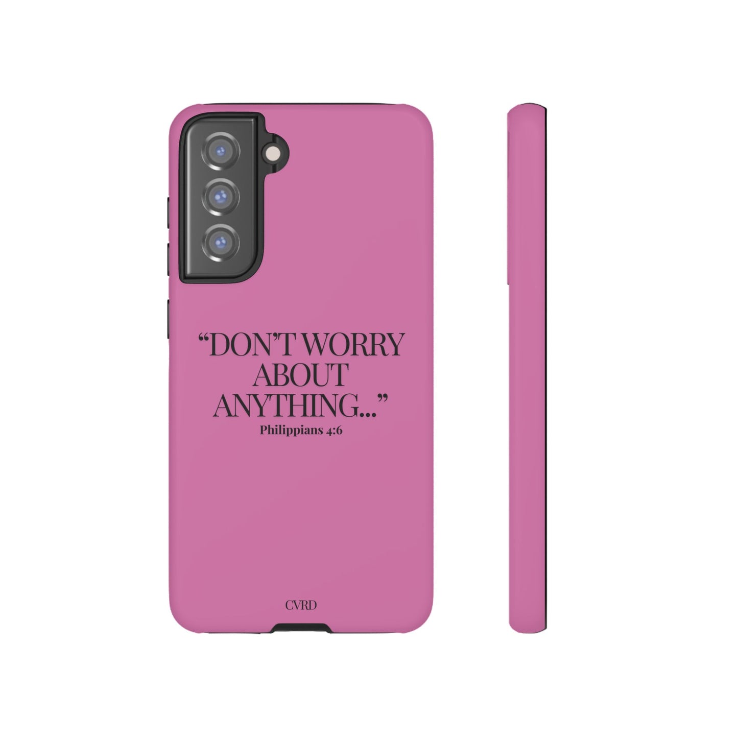 Pretty in Pink Phone Case (Philippians 4:6)