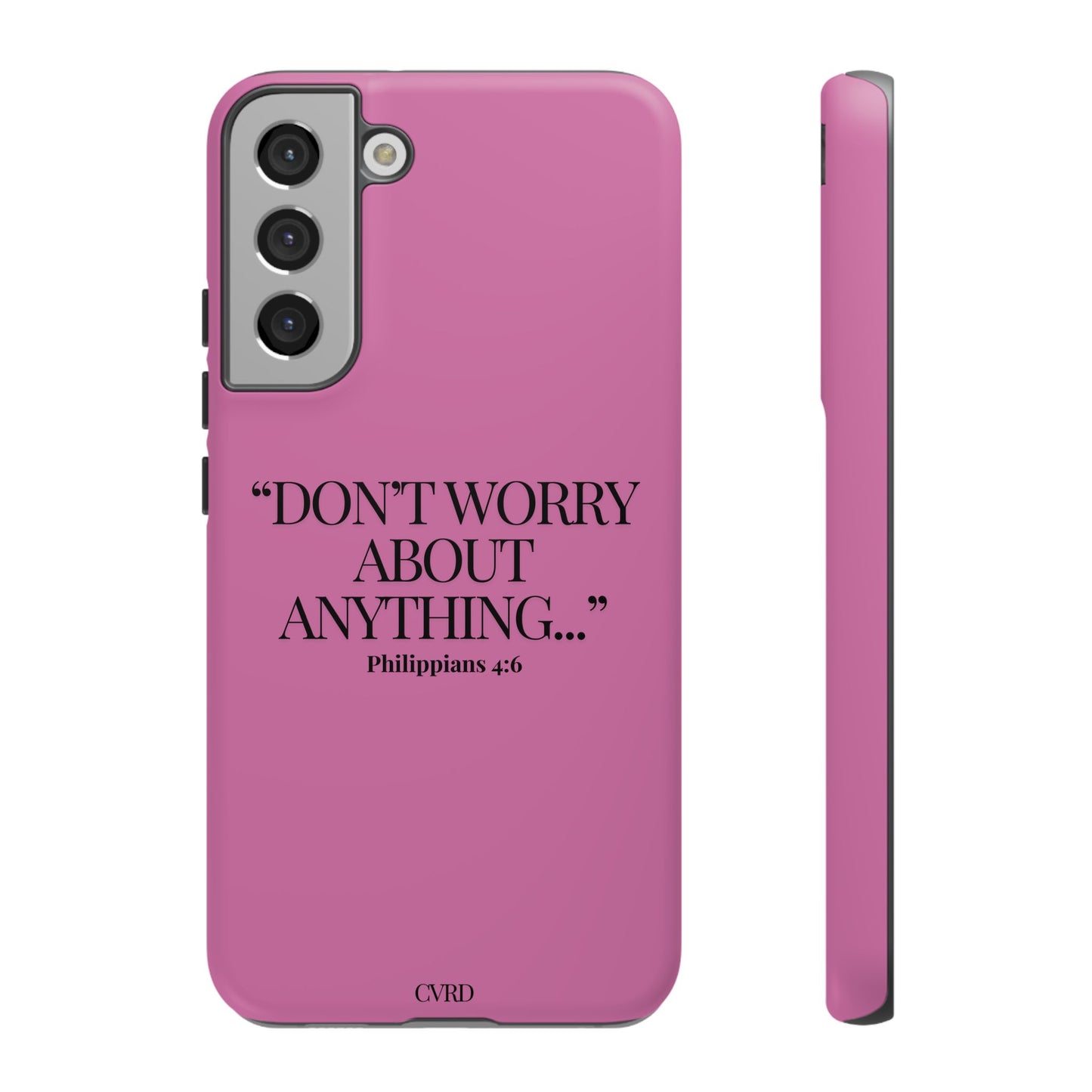 Pretty in Pink Phone Case (Philippians 4:6)