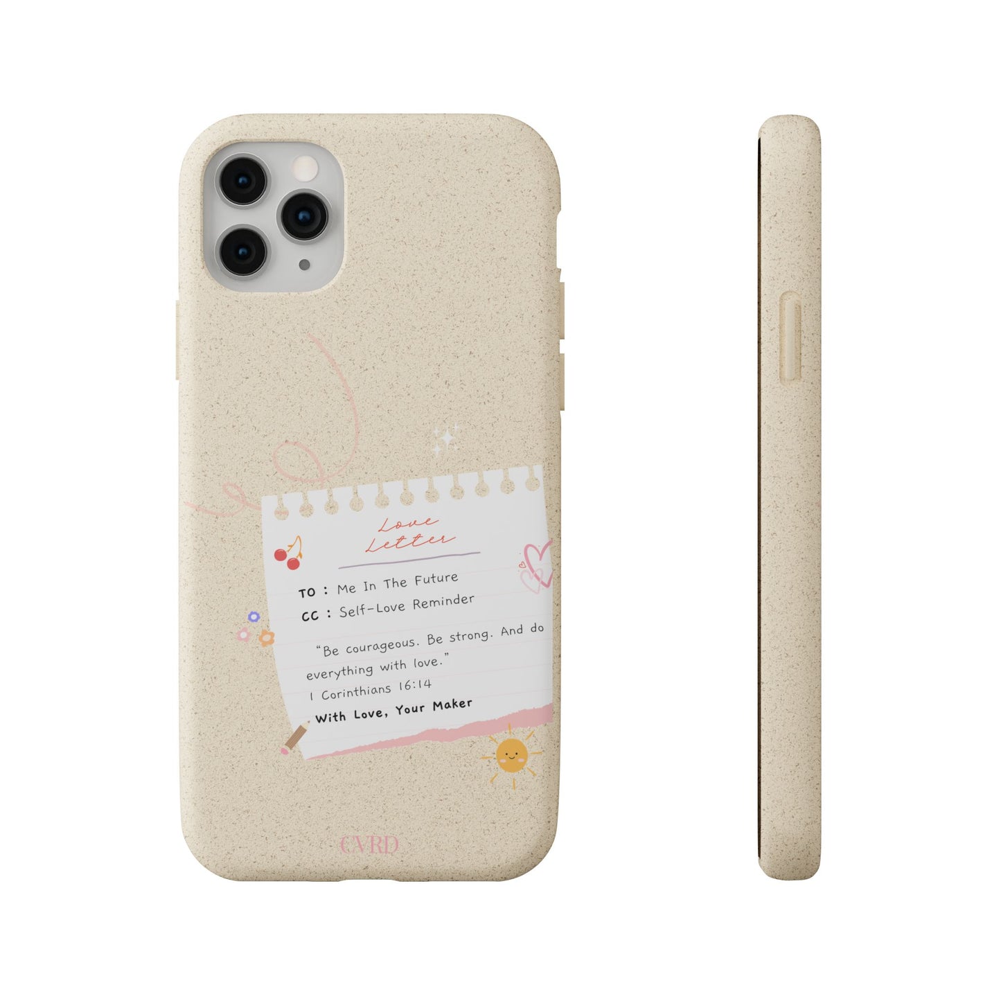 "Love Actually" - Biodegradable Phone Case (1 Corinthians 16:14)
