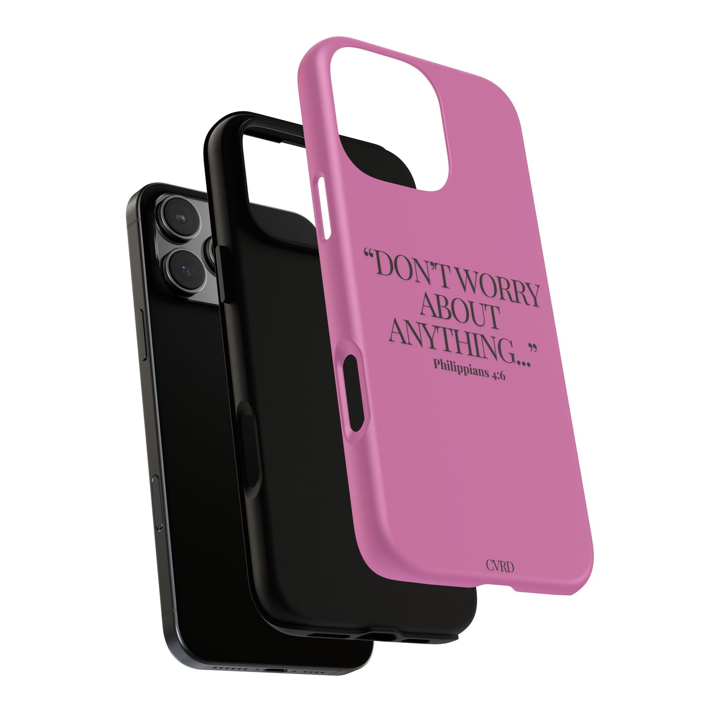 Pretty in Pink Phone Case (Philippians 4:6)