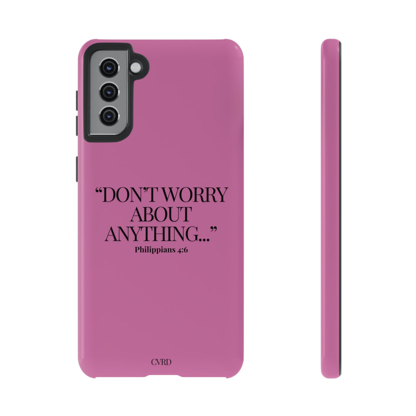 Pretty in Pink Phone Case (Philippians 4:6)