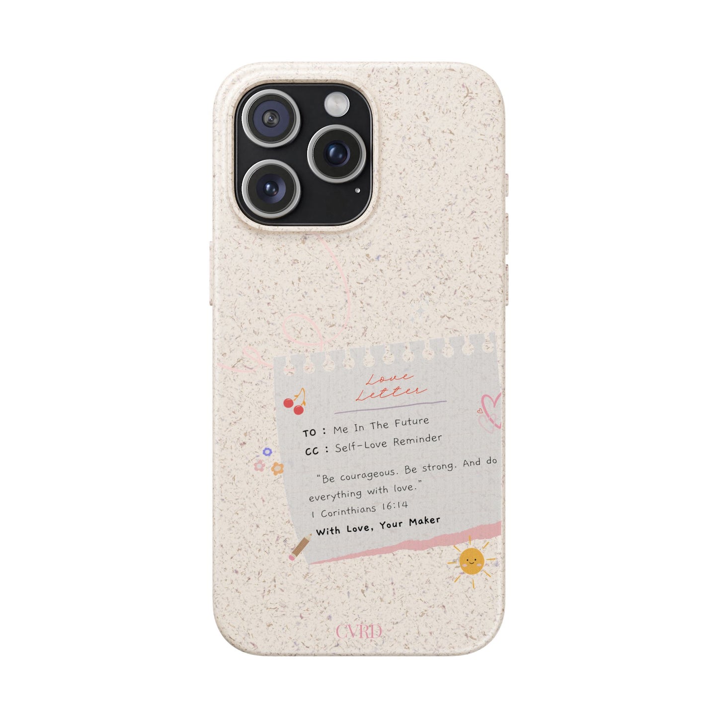 "Love Actually" - Biodegradable Phone Case (1 Corinthians 16:14)