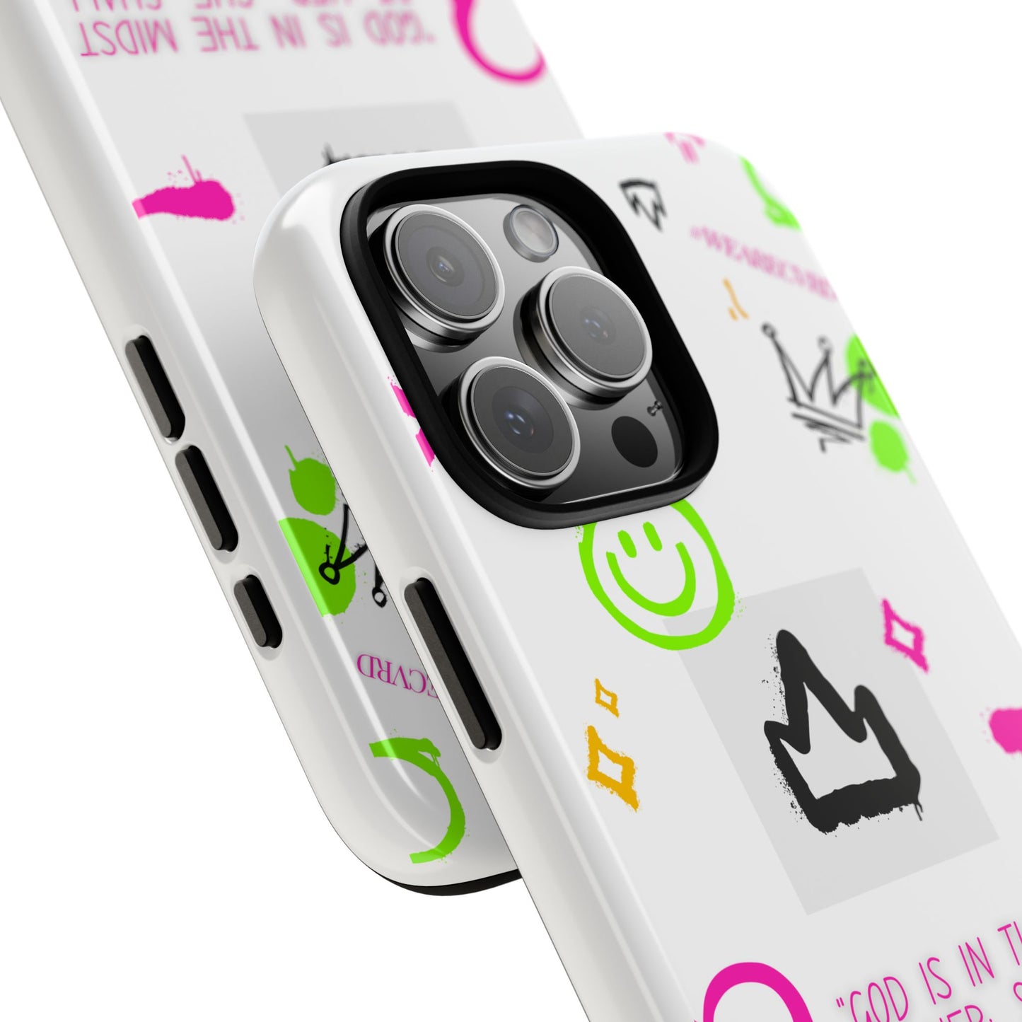"Girl Power" - White Phone Case (Psalms 46:5)
