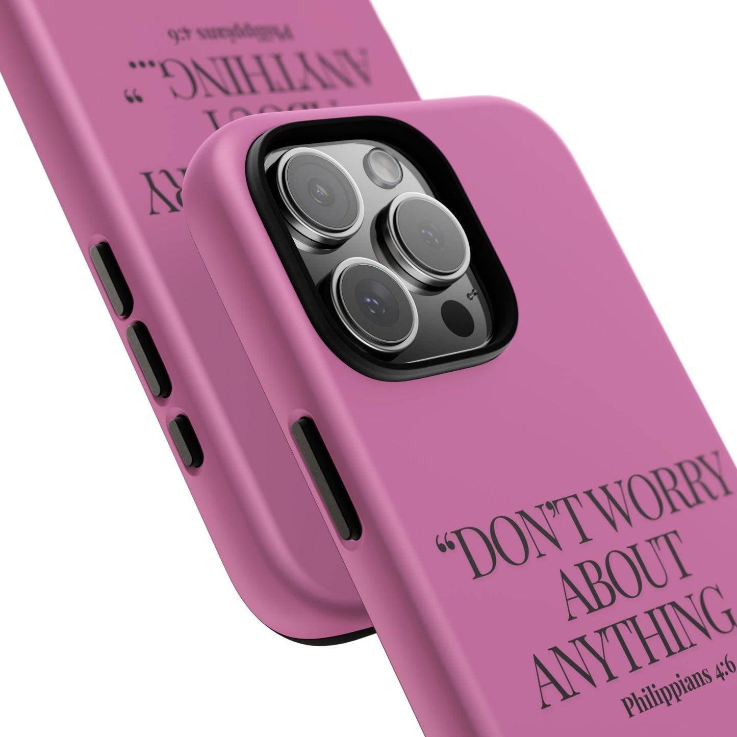 Pretty in Pink Phone Case (Philippians 4:6)