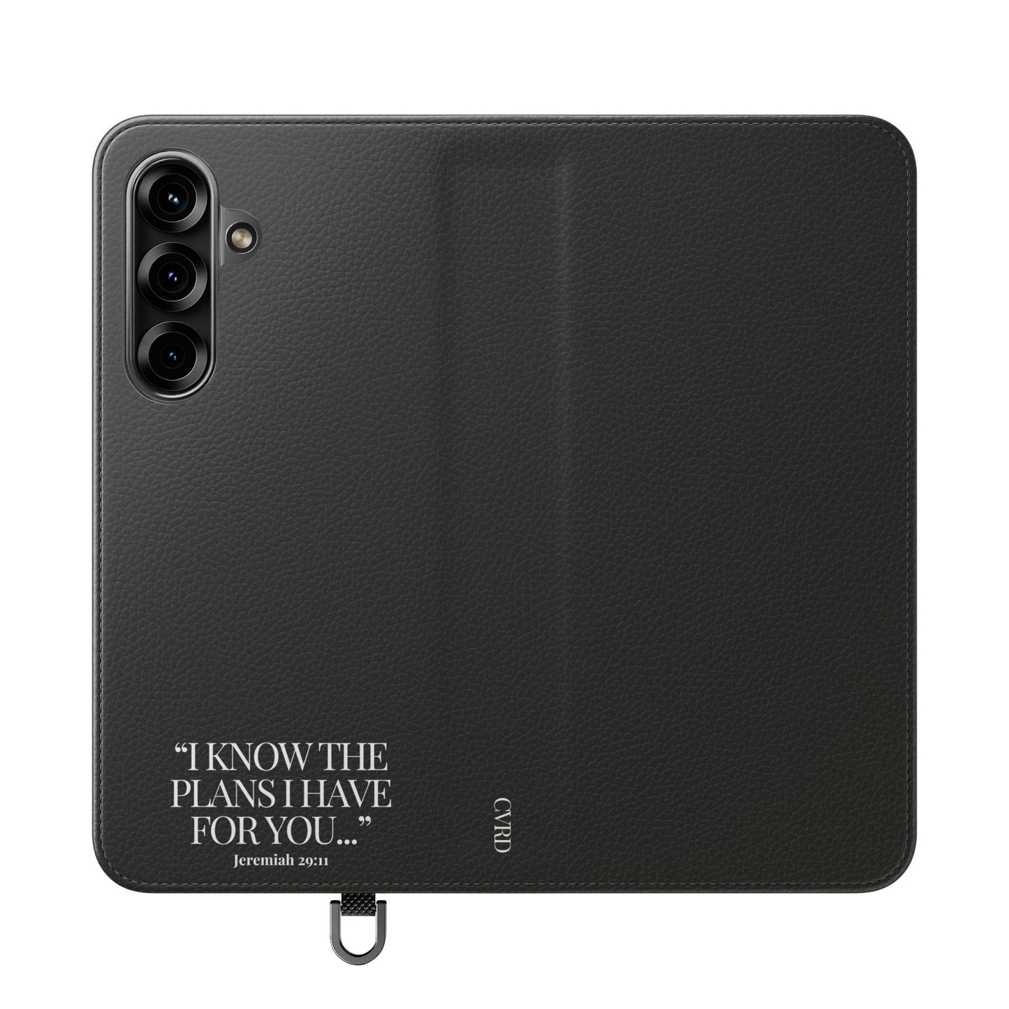 "God's Plan" - Black Phone Case (Jeremiah 29:11)