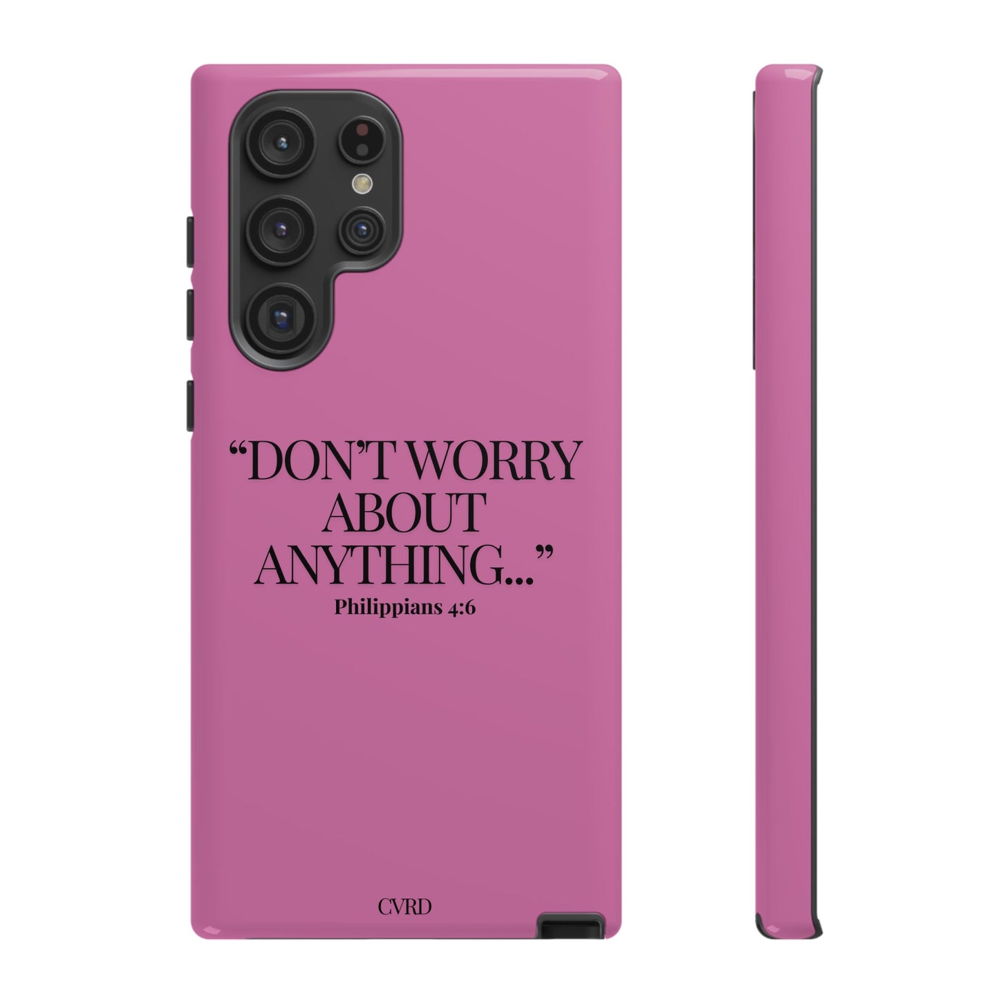 Pretty in Pink Phone Case (Philippians 4:6)