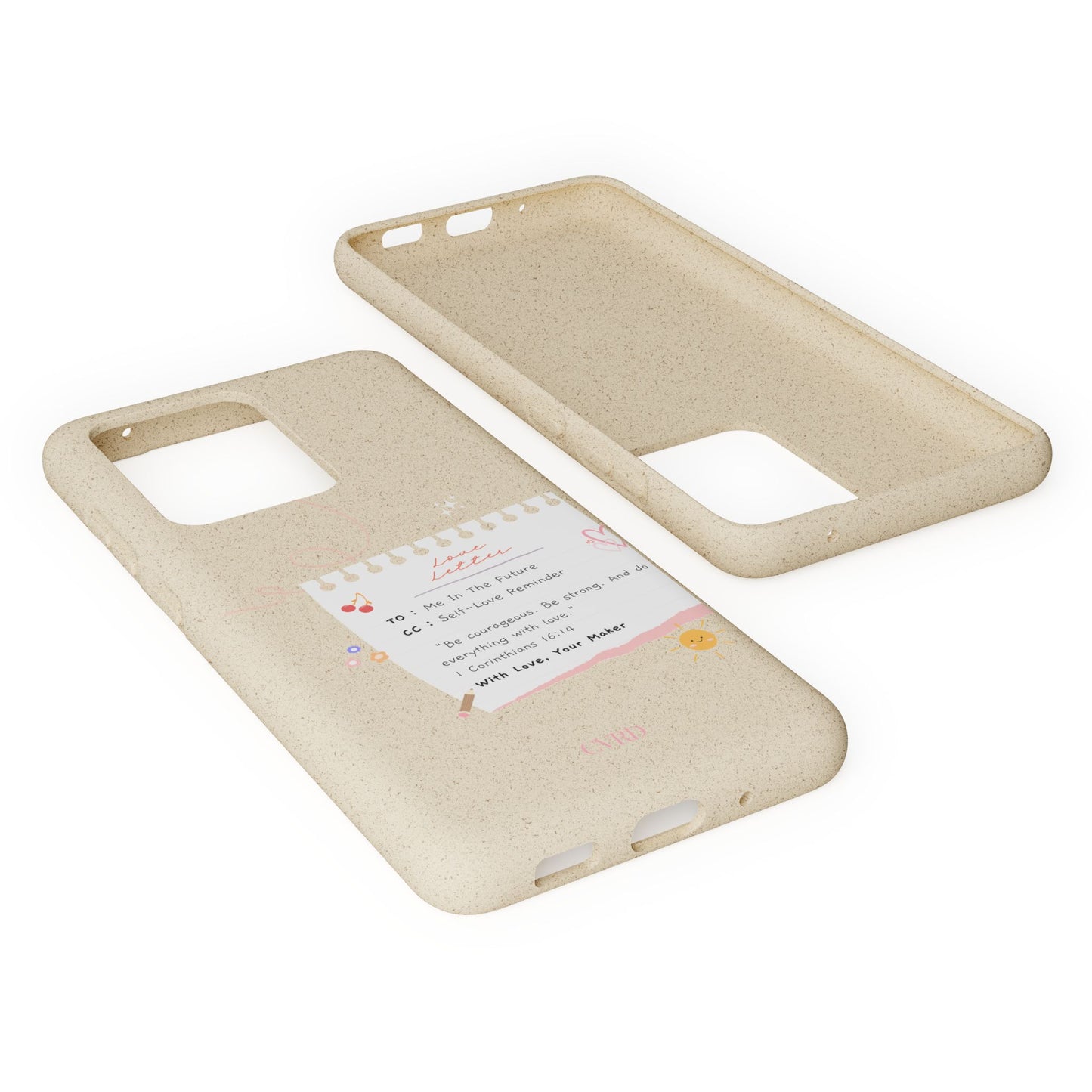 "Love Actually" - Biodegradable Phone Case (1 Corinthians 16:14)