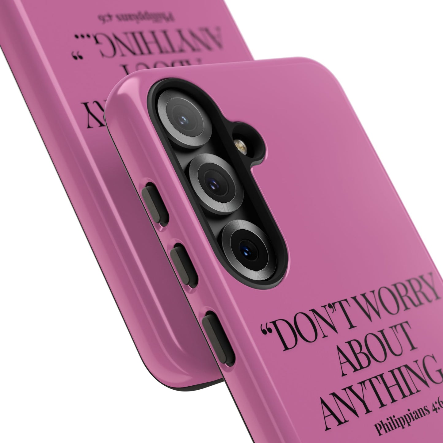 Pretty in Pink Phone Case (Philippians 4:6)