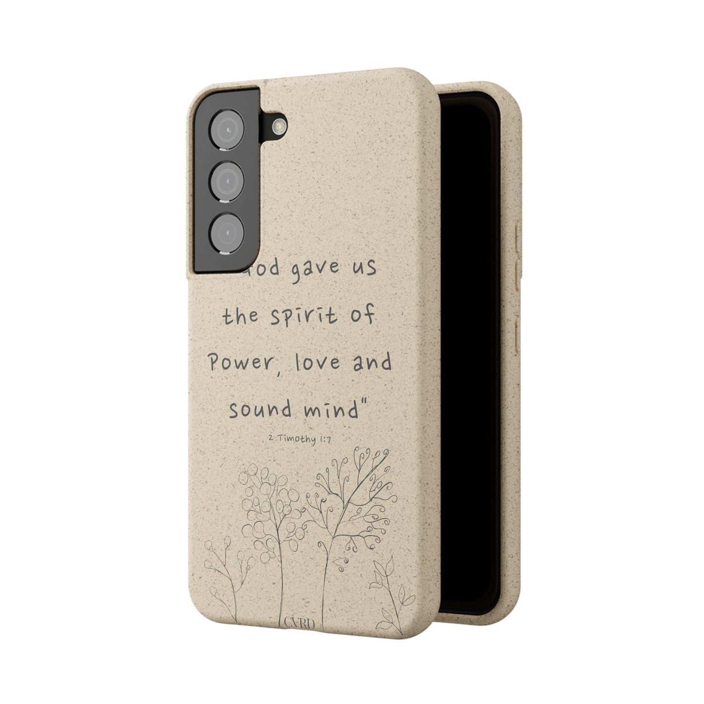 "Faith Over Fear" - Biodegradable Phone Case (2 Timothy 1:7)