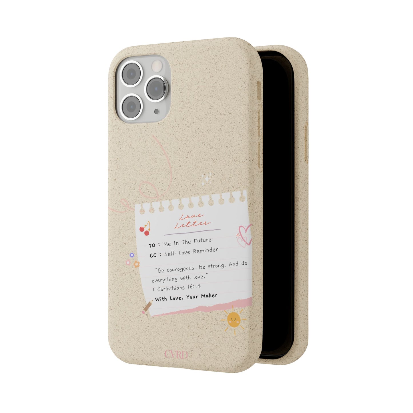 "Love Actually" - Biodegradable Phone Case (1 Corinthians 16:14)