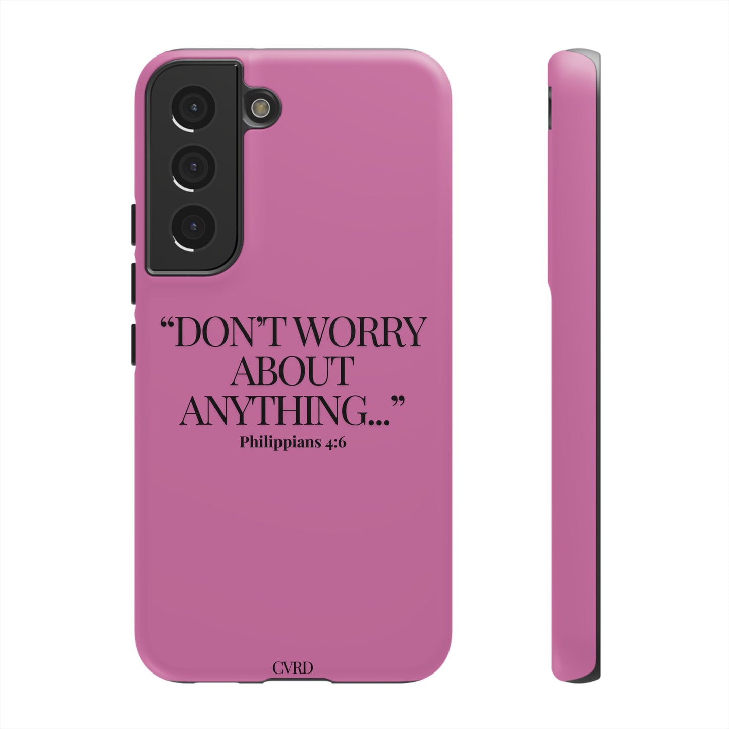 Pretty in Pink Phone Case (Philippians 4:6)
