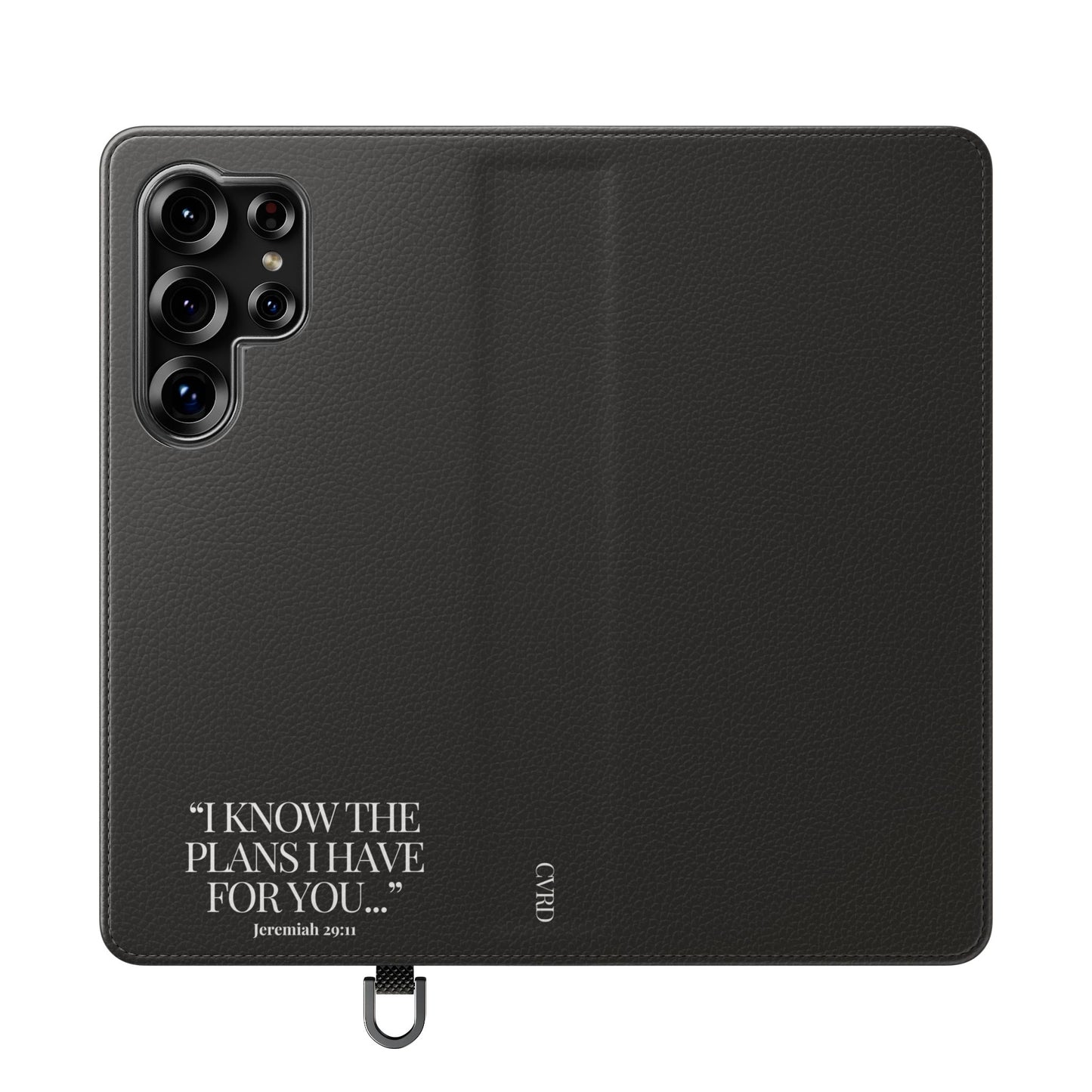 "God's Plan" - Black Phone Case (Jeremiah 29:11)
