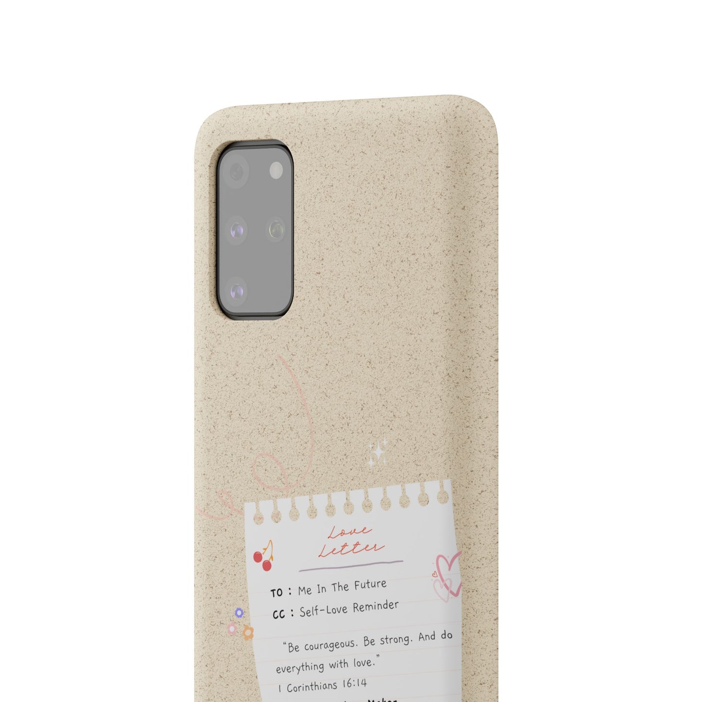 "Love Actually" - Biodegradable Phone Case (1 Corinthians 16:14)