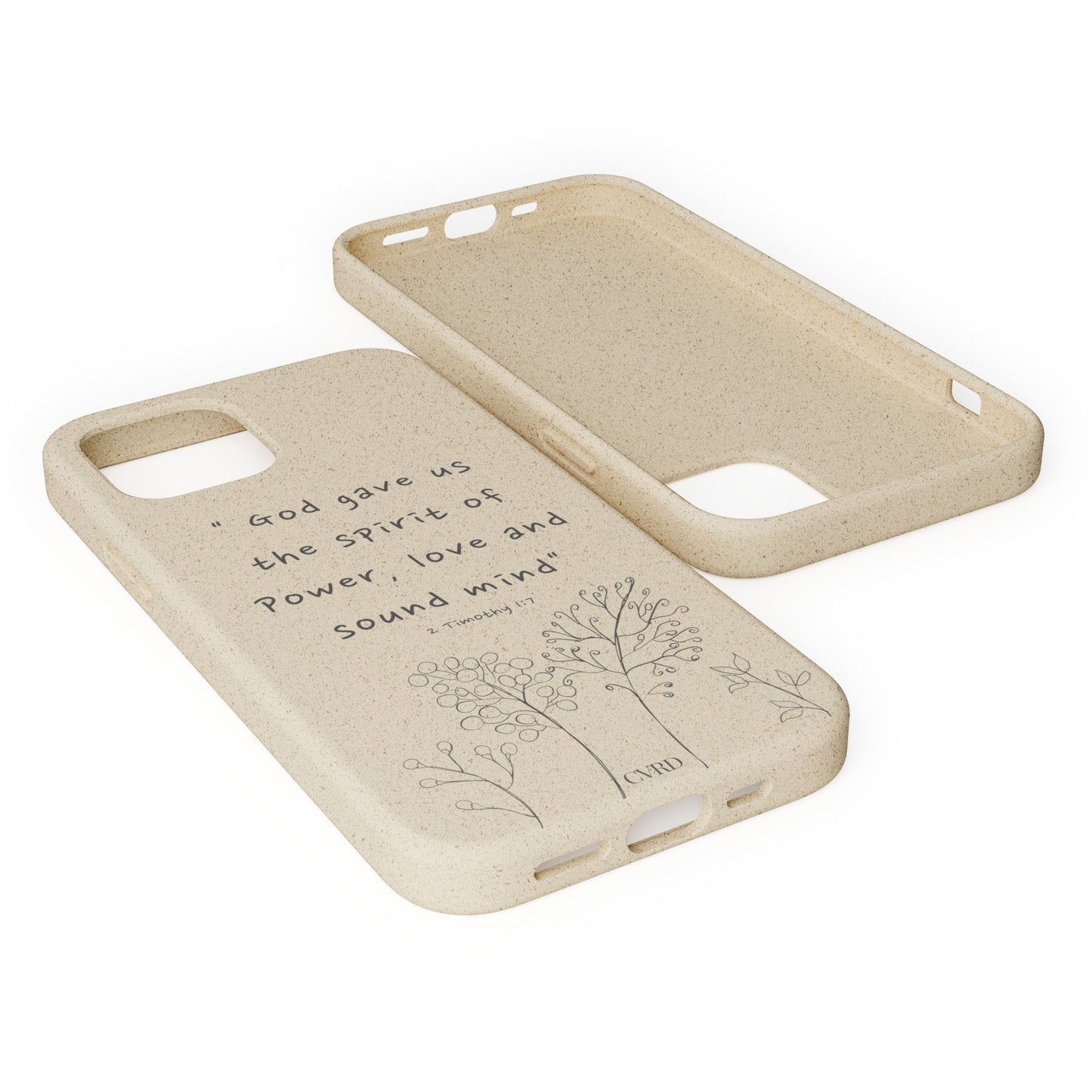 "Faith Over Fear" - Biodegradable Phone Case (2 Timothy 1:7)