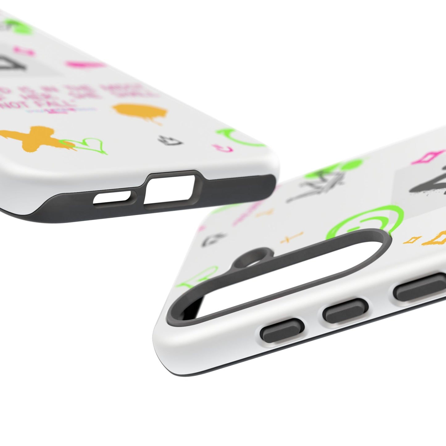 "Girl Power" - White Phone Case (Psalms 46:5)