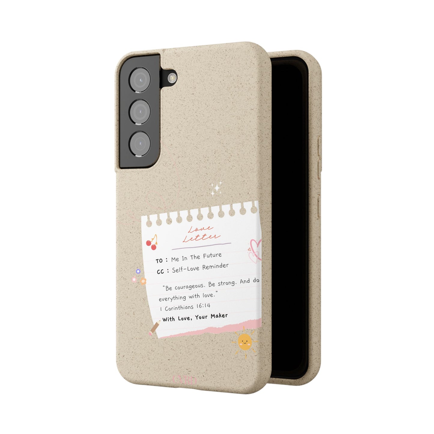 "Love Actually" - Biodegradable Phone Case (1 Corinthians 16:14)