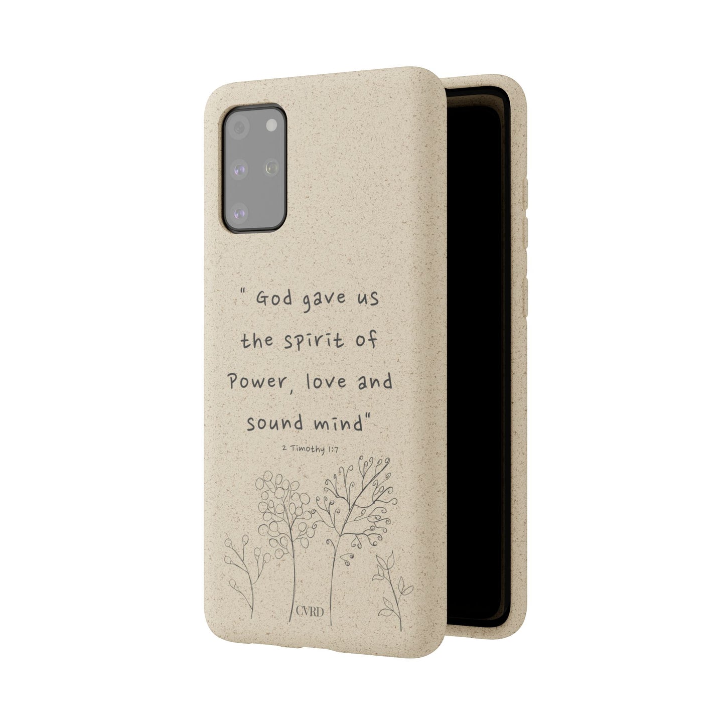 "Faith Over Fear" - Biodegradable Phone Case (2 Timothy 1:7)