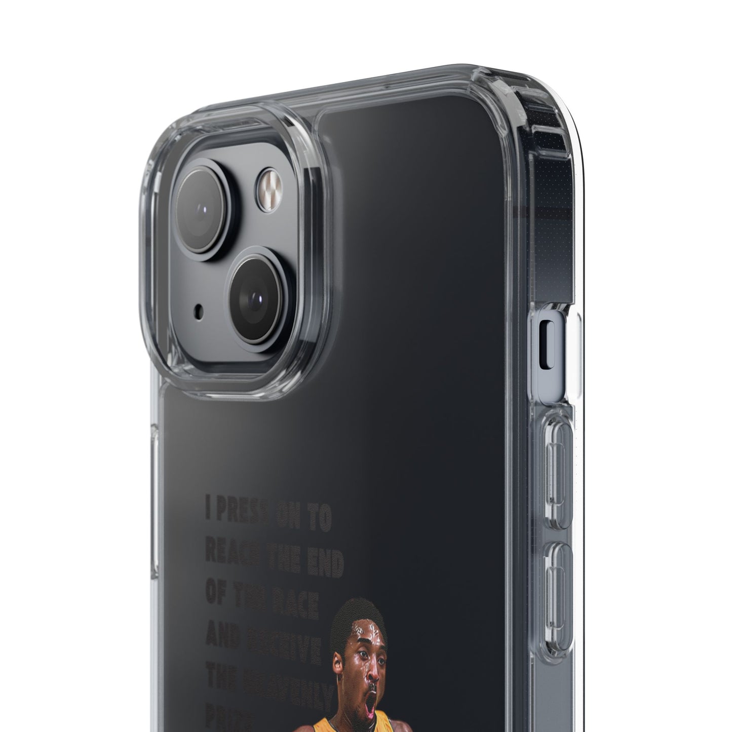"Angel" – Transparent Phone Case (Philippians 3:14)