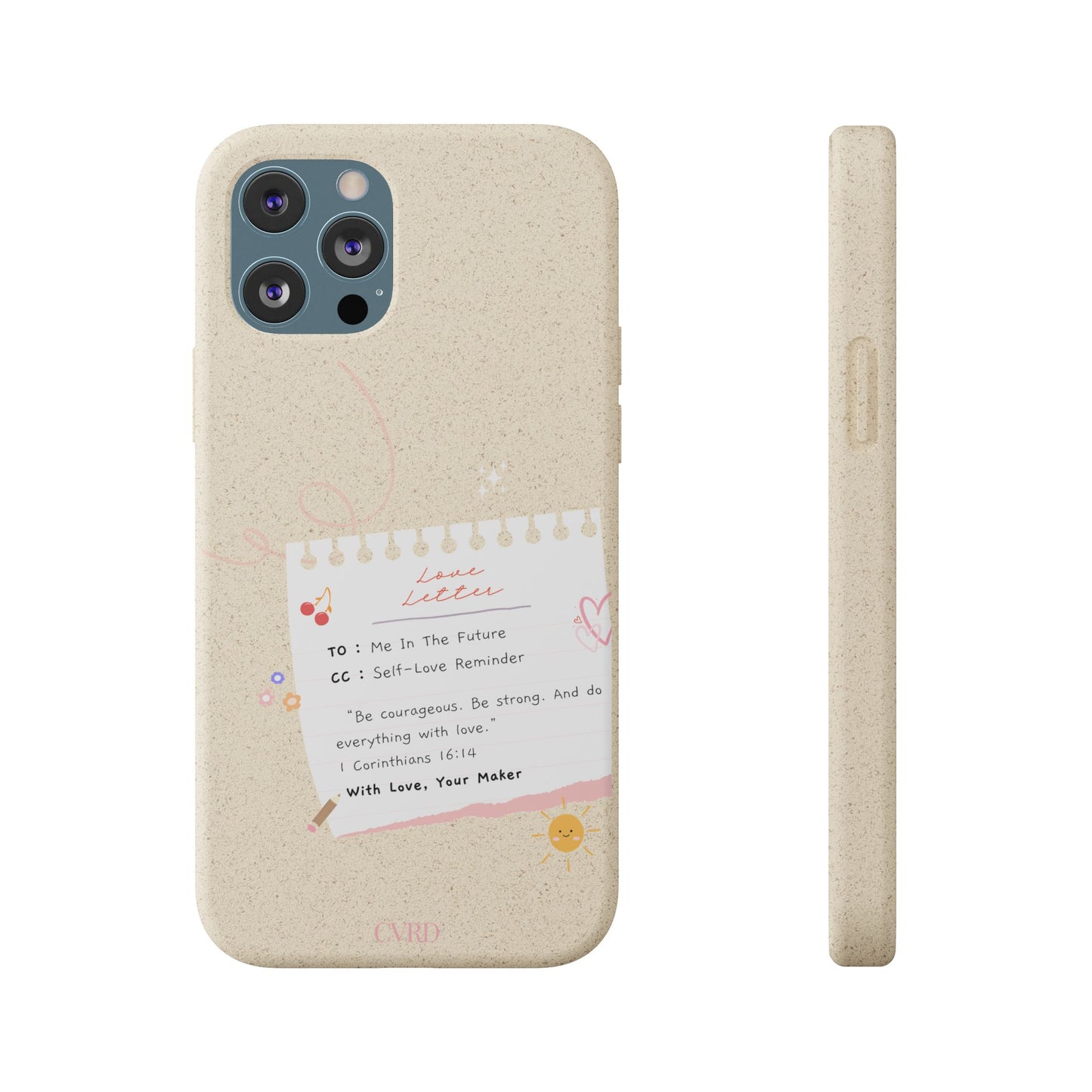 "Love Actually" - Biodegradable Phone Case (1 Corinthians 16:14)