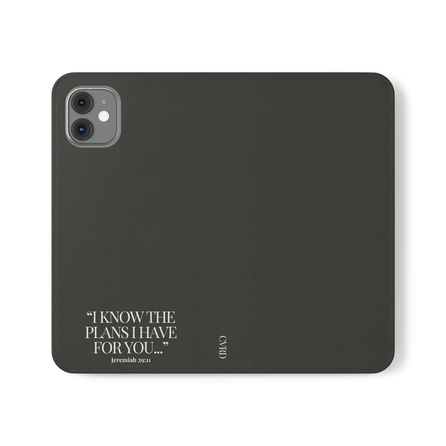 "God's Plan" - Black Phone Case (Jeremiah 29:11)