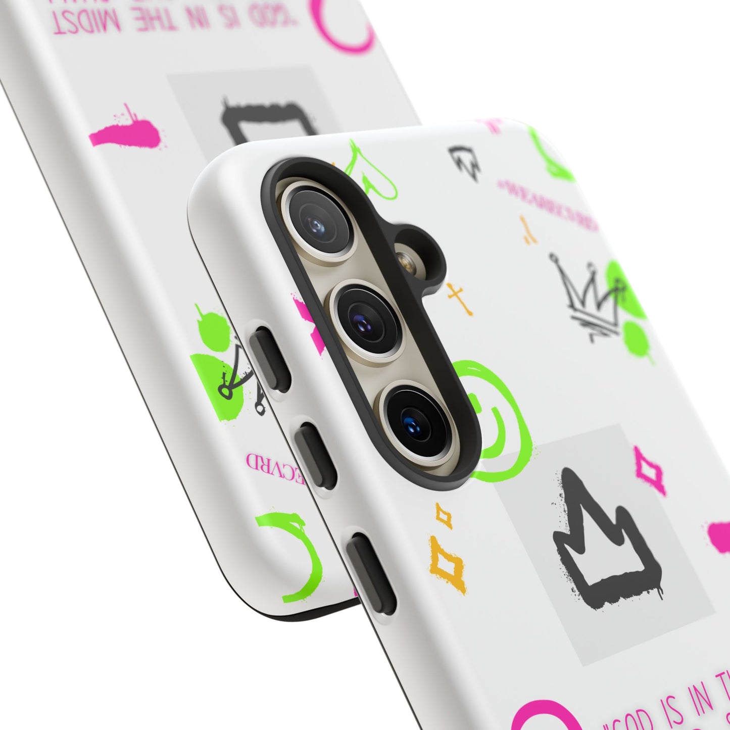 "Girl Power" - White Phone Case (Psalms 46:5)