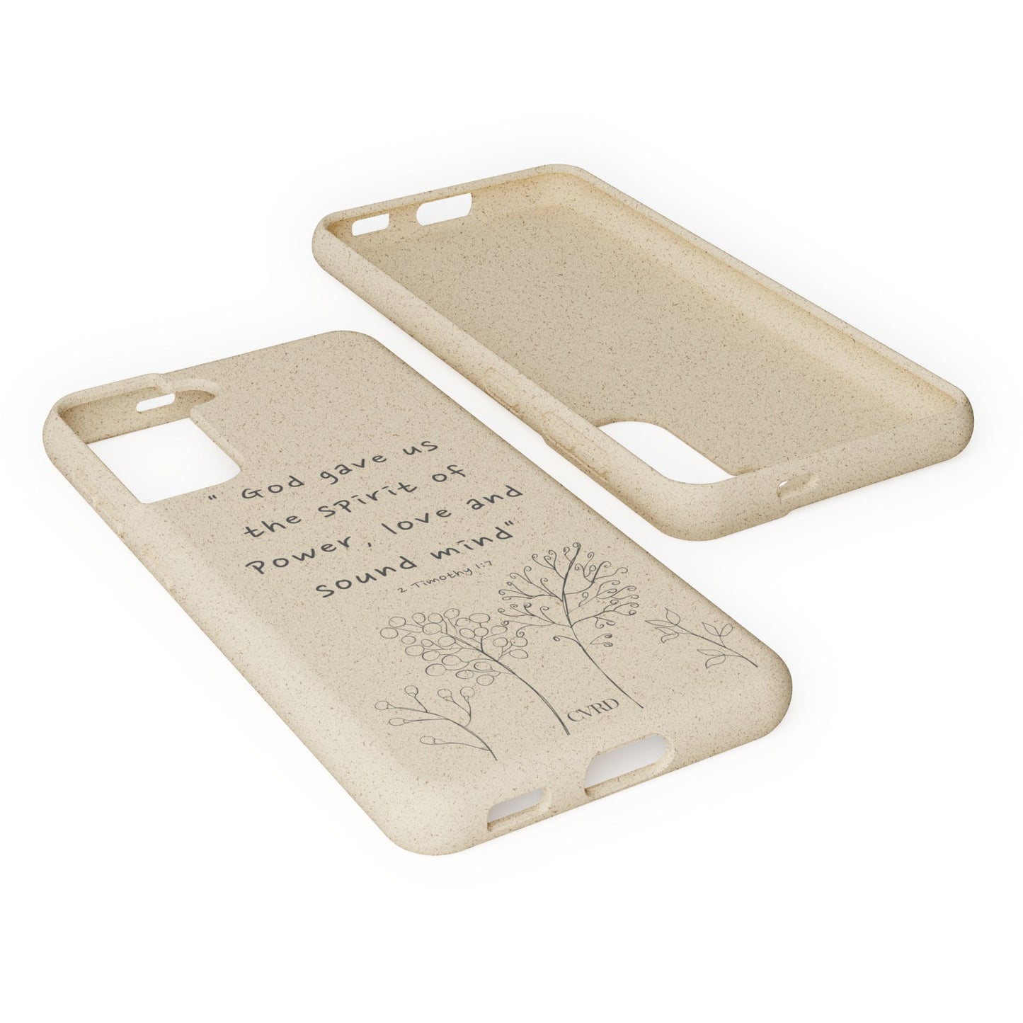 "Faith Over Fear" - Biodegradable Phone Case (2 Timothy 1:7)