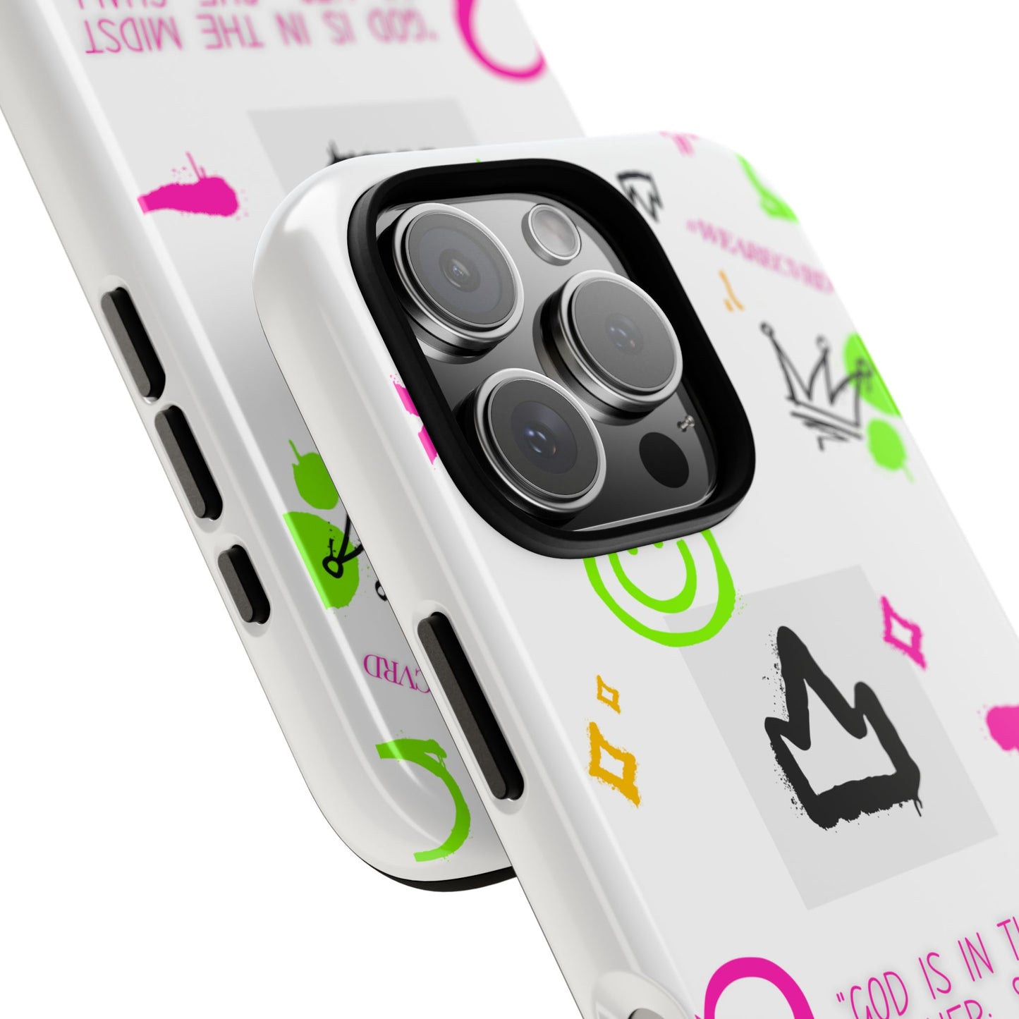 "Girl Power" - White Phone Case (Psalms 46:5)