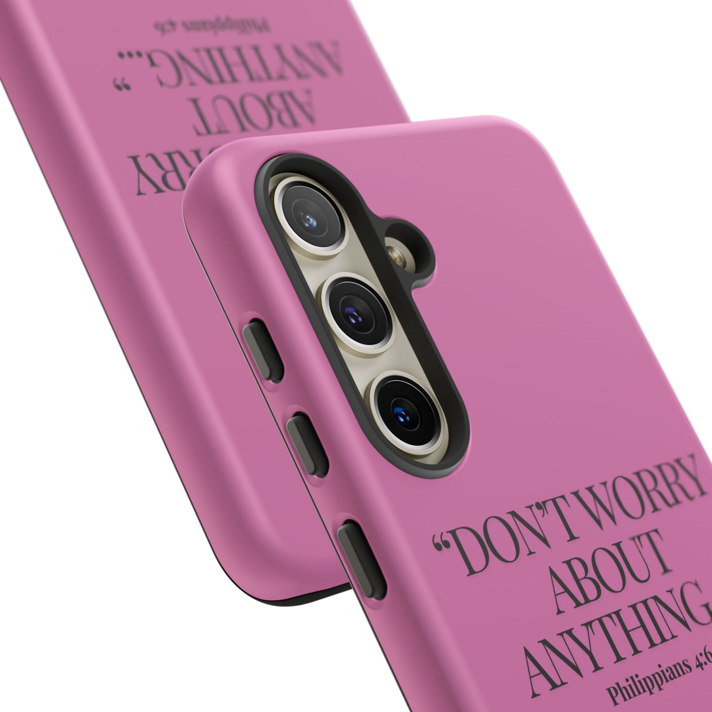 Pretty in Pink Phone Case (Philippians 4:6)