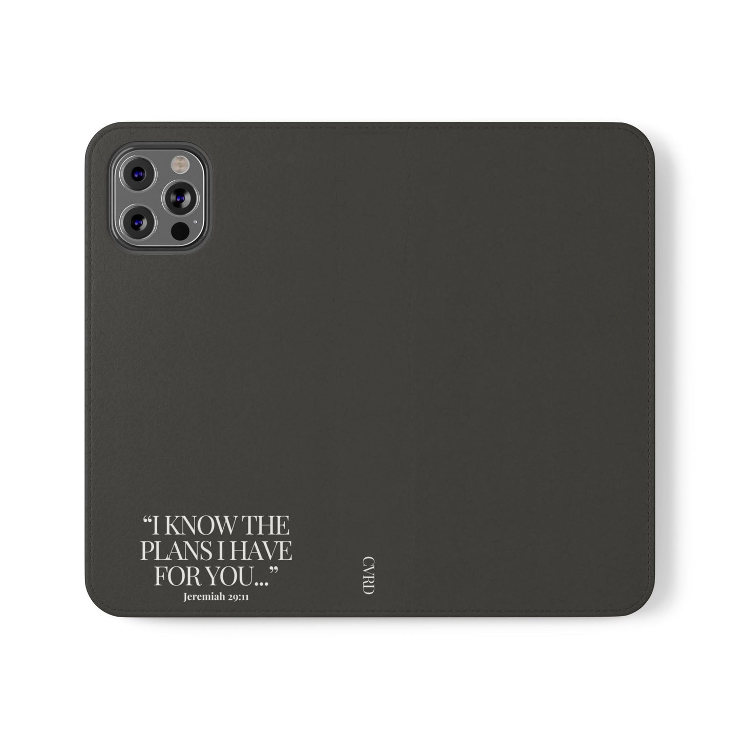 "God's Plan" - Black Phone Case (Jeremiah 29:11)