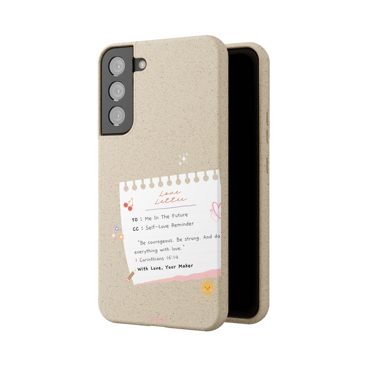 "Love Actually" - Biodegradable Phone Case (1 Corinthians 16:14)