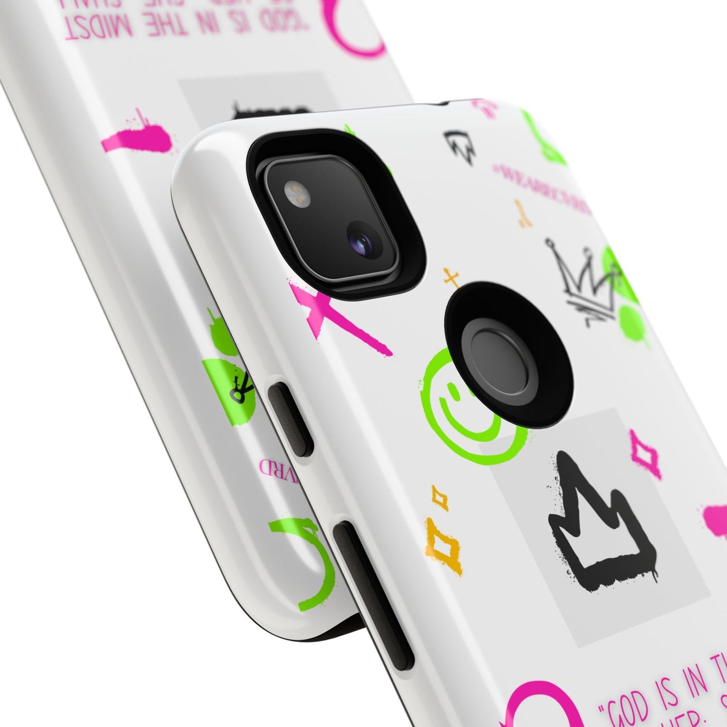 "Girl Power" - White Phone Case (Psalms 46:5)