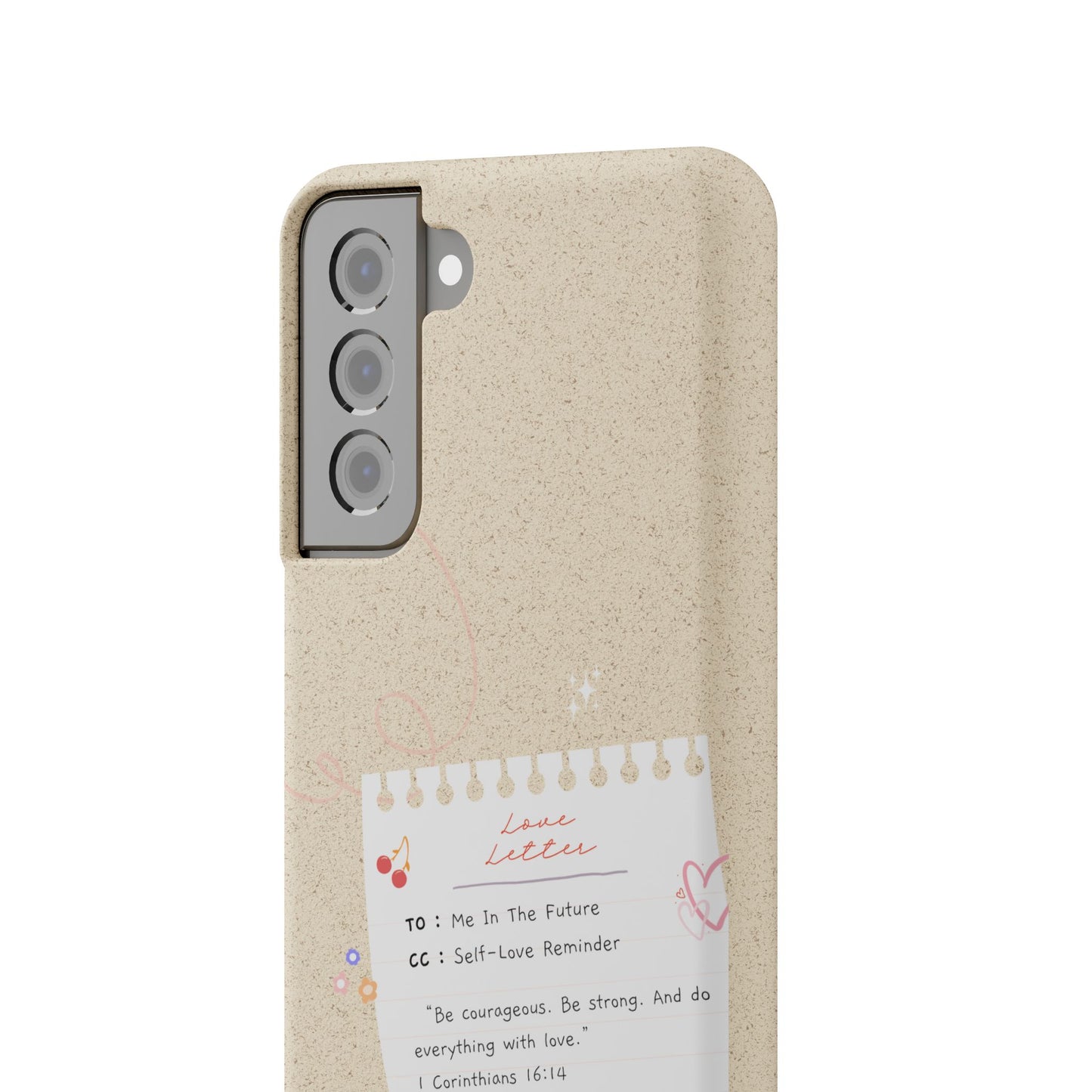 "Love Actually" - Biodegradable Phone Case (1 Corinthians 16:14)
