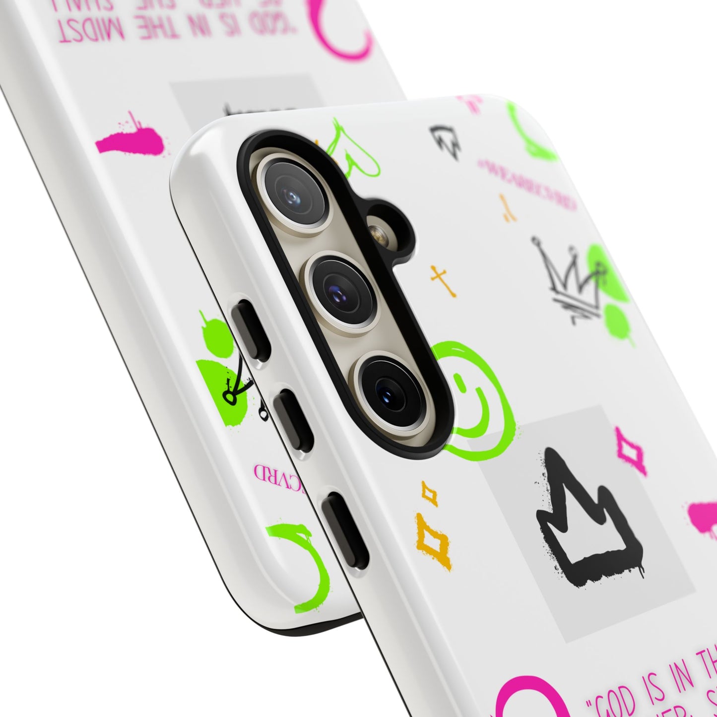 "Girl Power" - White Phone Case (Psalms 46:5)