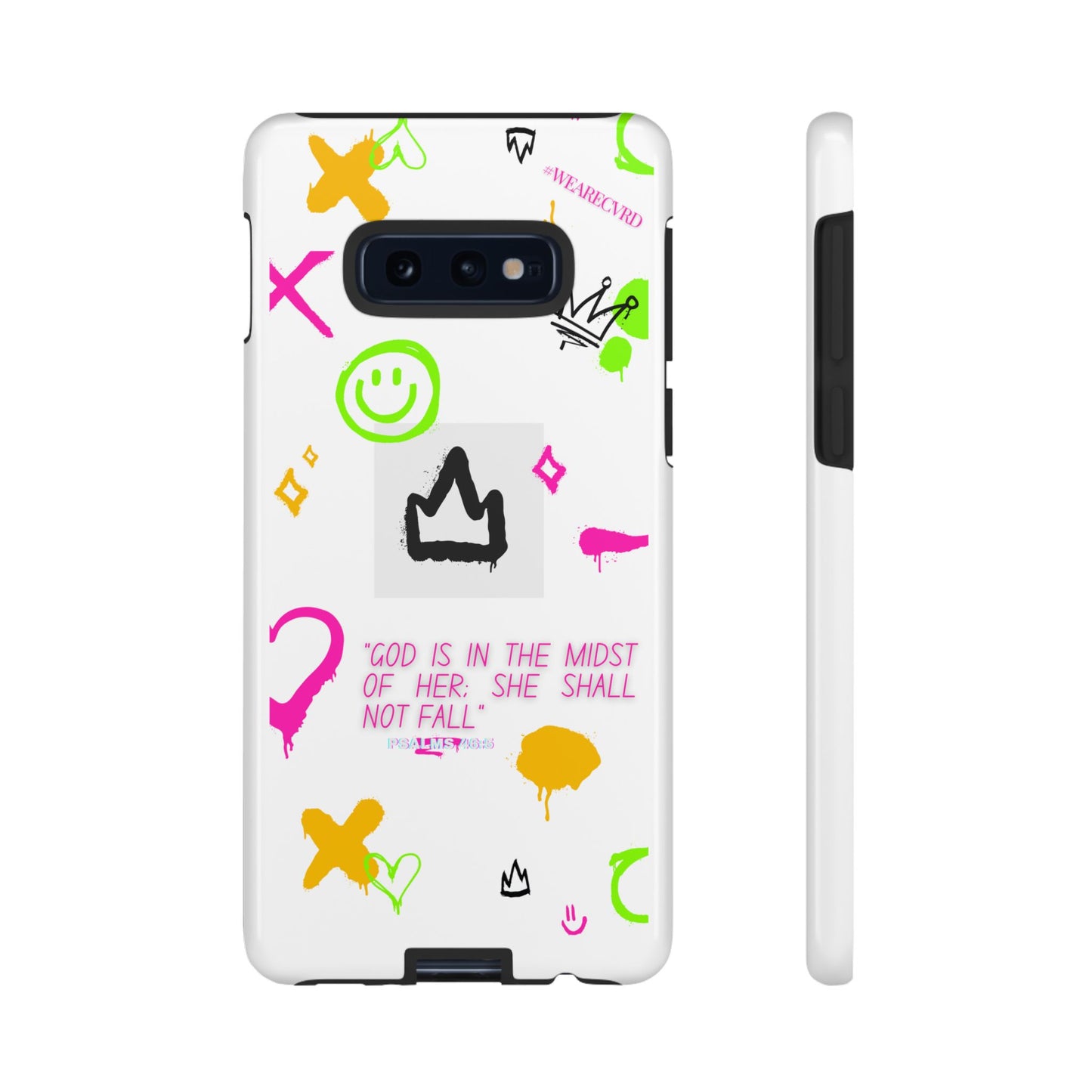 "Girl Power" - White Phone Case (Psalms 46:5)