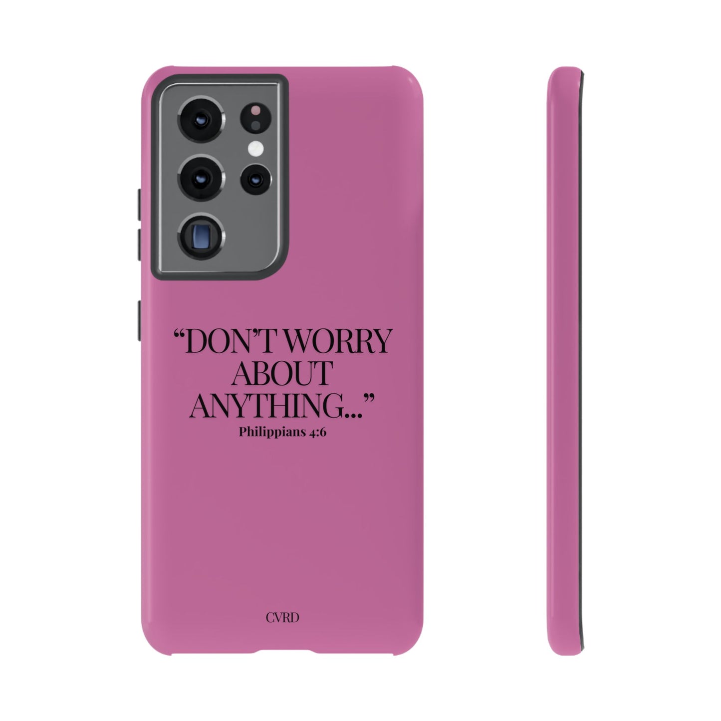 Pretty in Pink Phone Case (Philippians 4:6)