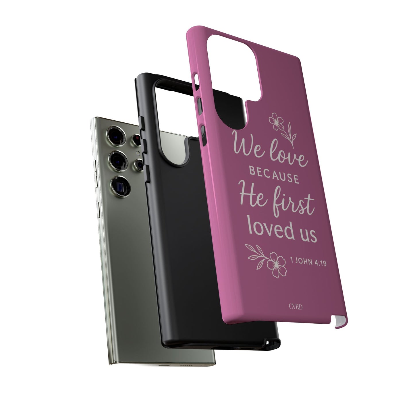 "First Love" - Pink Phone Case (1 John 4:19)