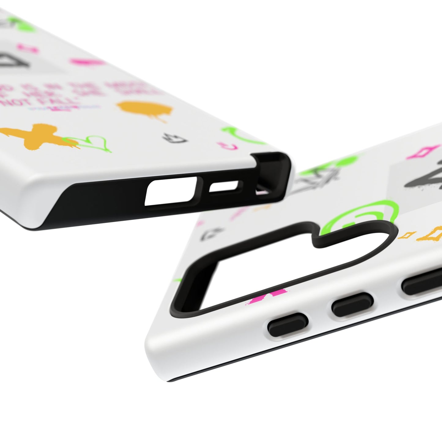 "Girl Power" - White Phone Case (Psalms 46:5)