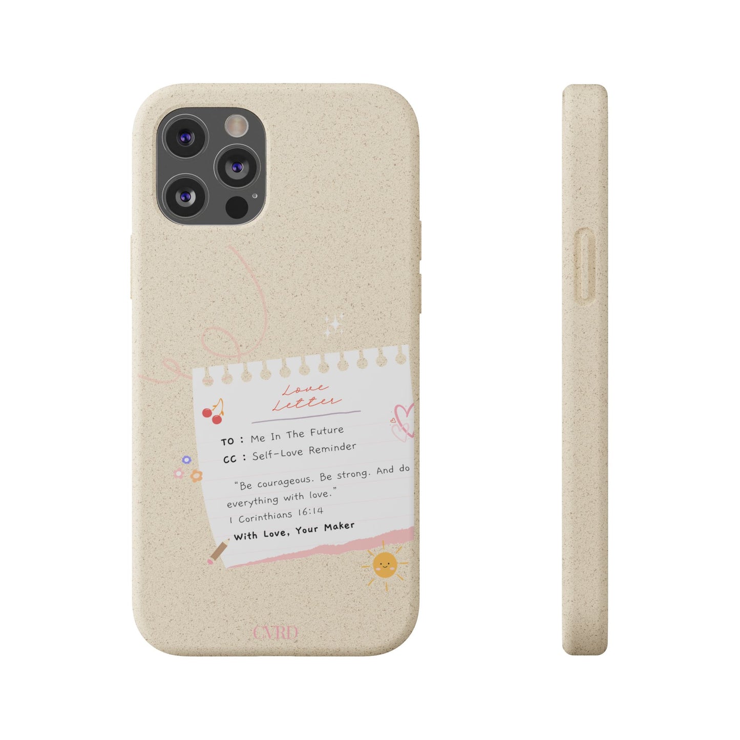 "Love Actually" - Biodegradable Phone Case (1 Corinthians 16:14)