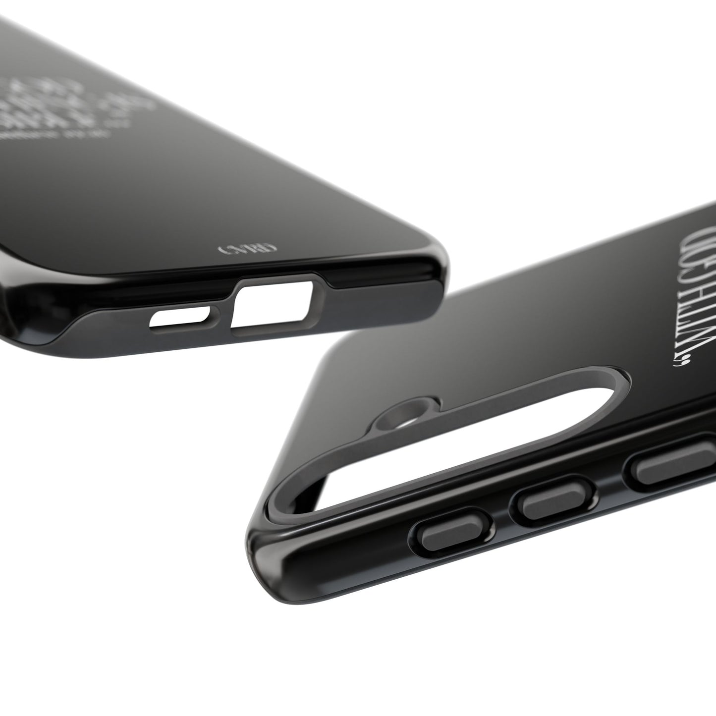 "Endless Possibilties" - Black Phone Case (Matthew 19:26)