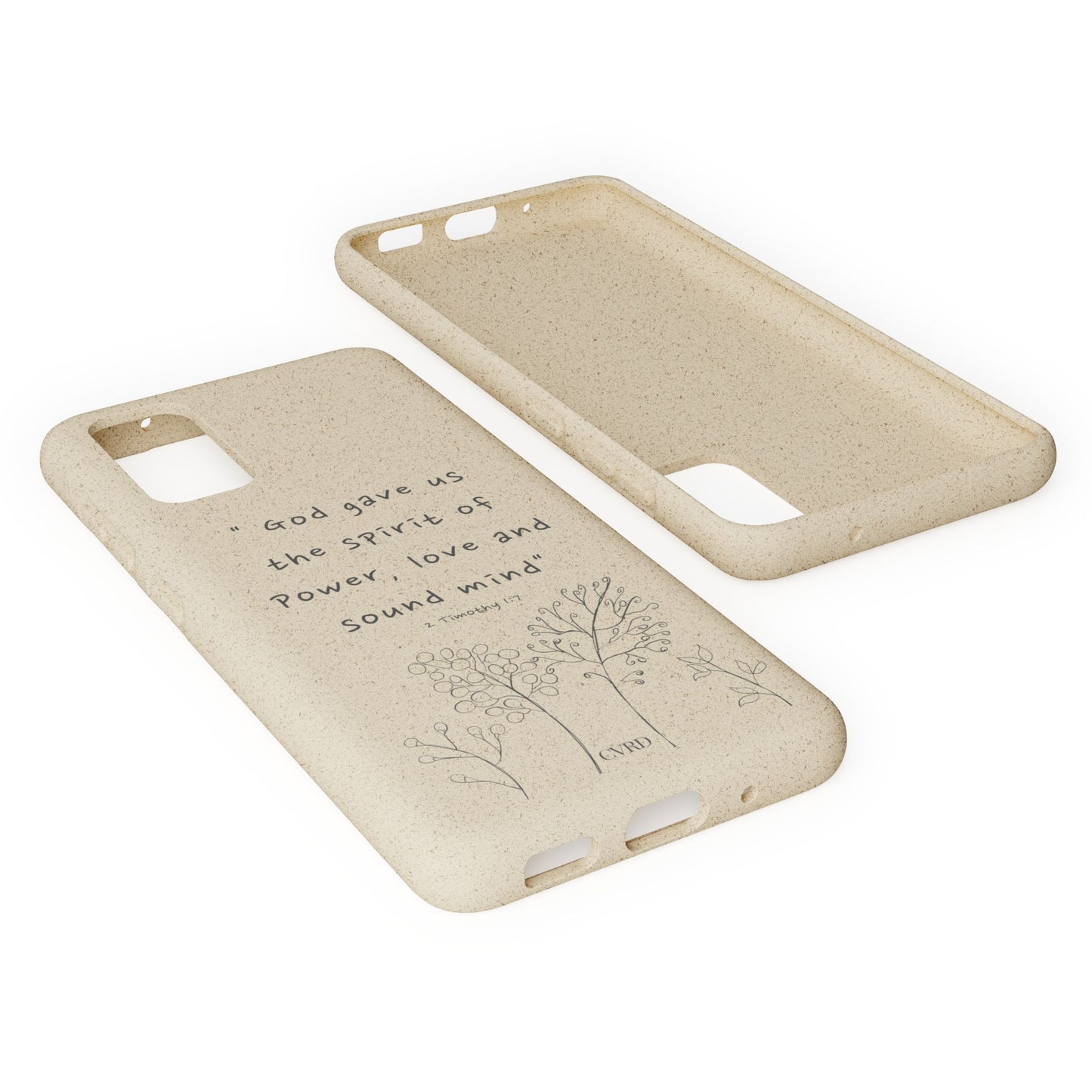 "Faith Over Fear" - Biodegradable Phone Case (2 Timothy 1:7)