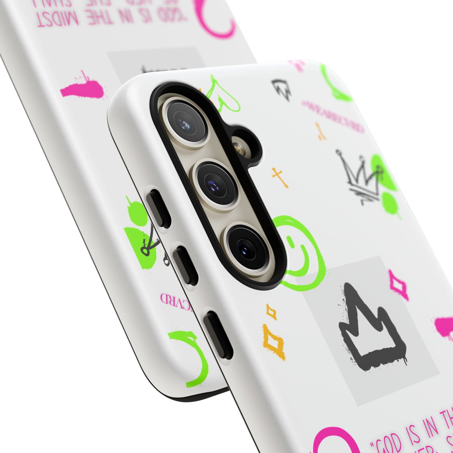 "Girl Power" - White Phone Case (Psalms 46:5)