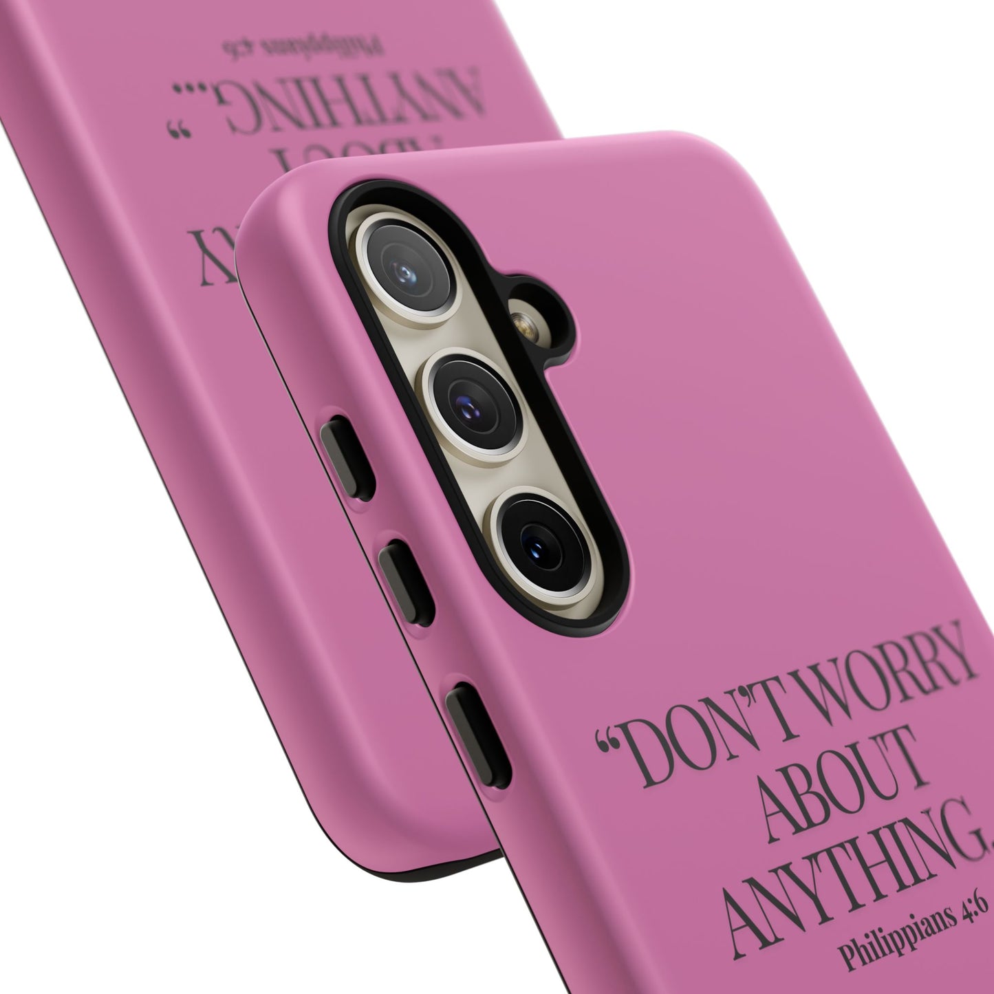Pretty in Pink Phone Case (Philippians 4:6)