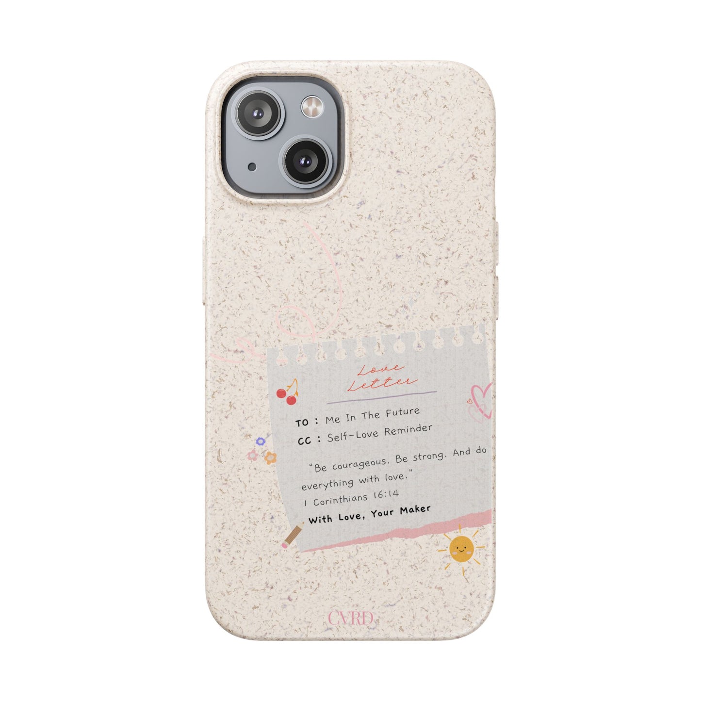 "Love Actually" - Biodegradable Phone Case (1 Corinthians 16:14)
