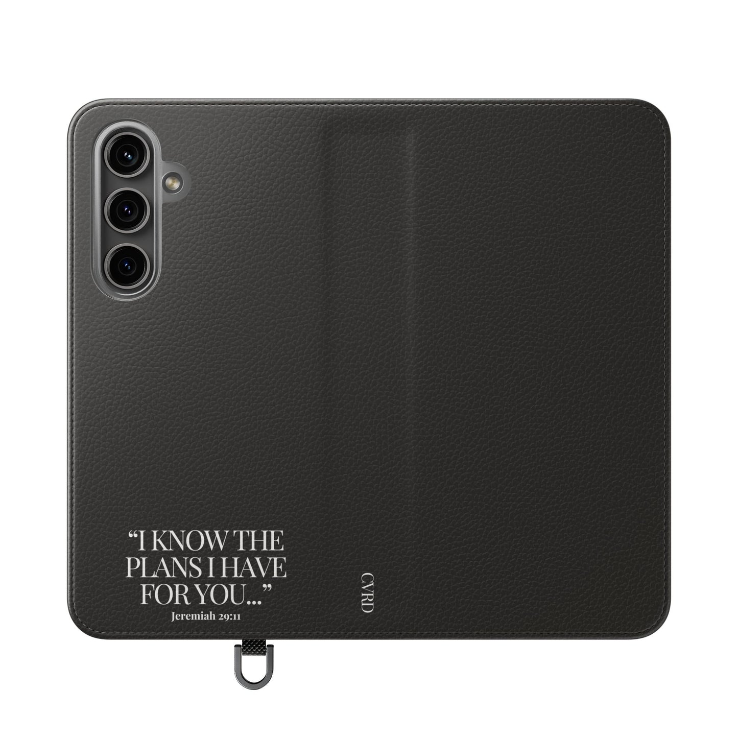 "God's Plan" - Black Phone Case (Jeremiah 29:11)