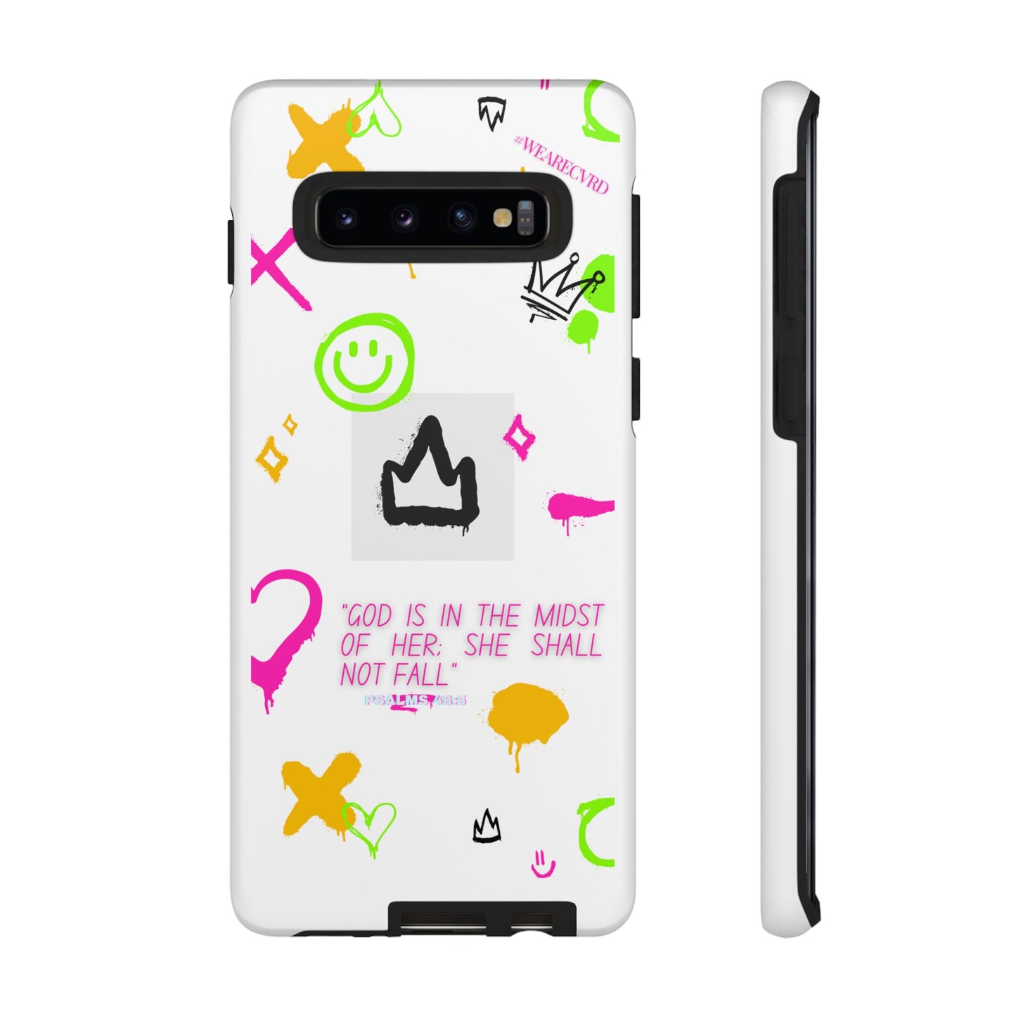 "Girl Power" - White Phone Case (Psalms 46:5)