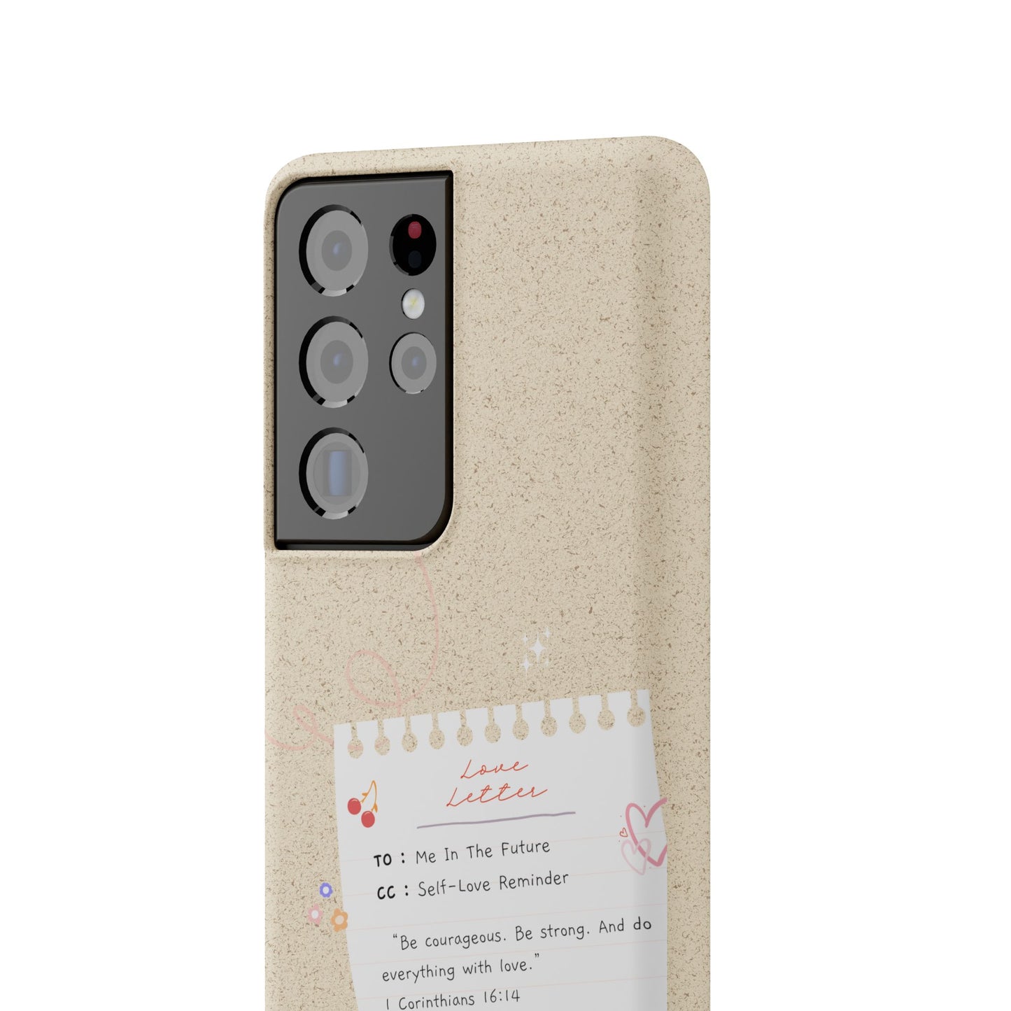 "Love Actually" - Biodegradable Phone Case (1 Corinthians 16:14)