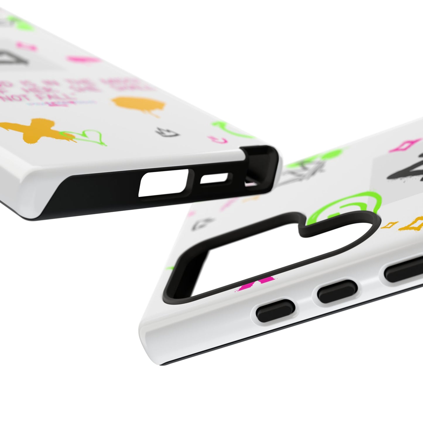 "Girl Power" - White Phone Case (Psalms 46:5)