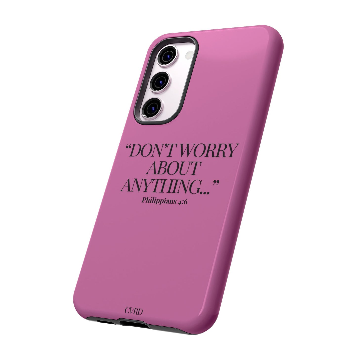 Pretty in Pink Phone Case (Philippians 4:6)